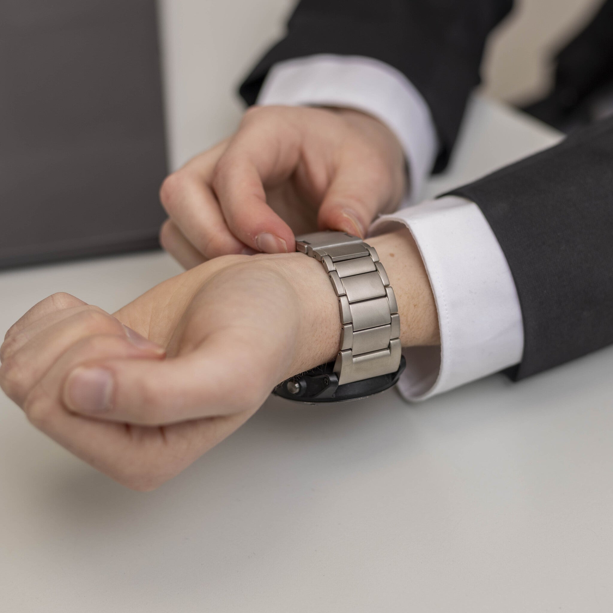 Garmin Fenix E magnetische titanium band (titanium)