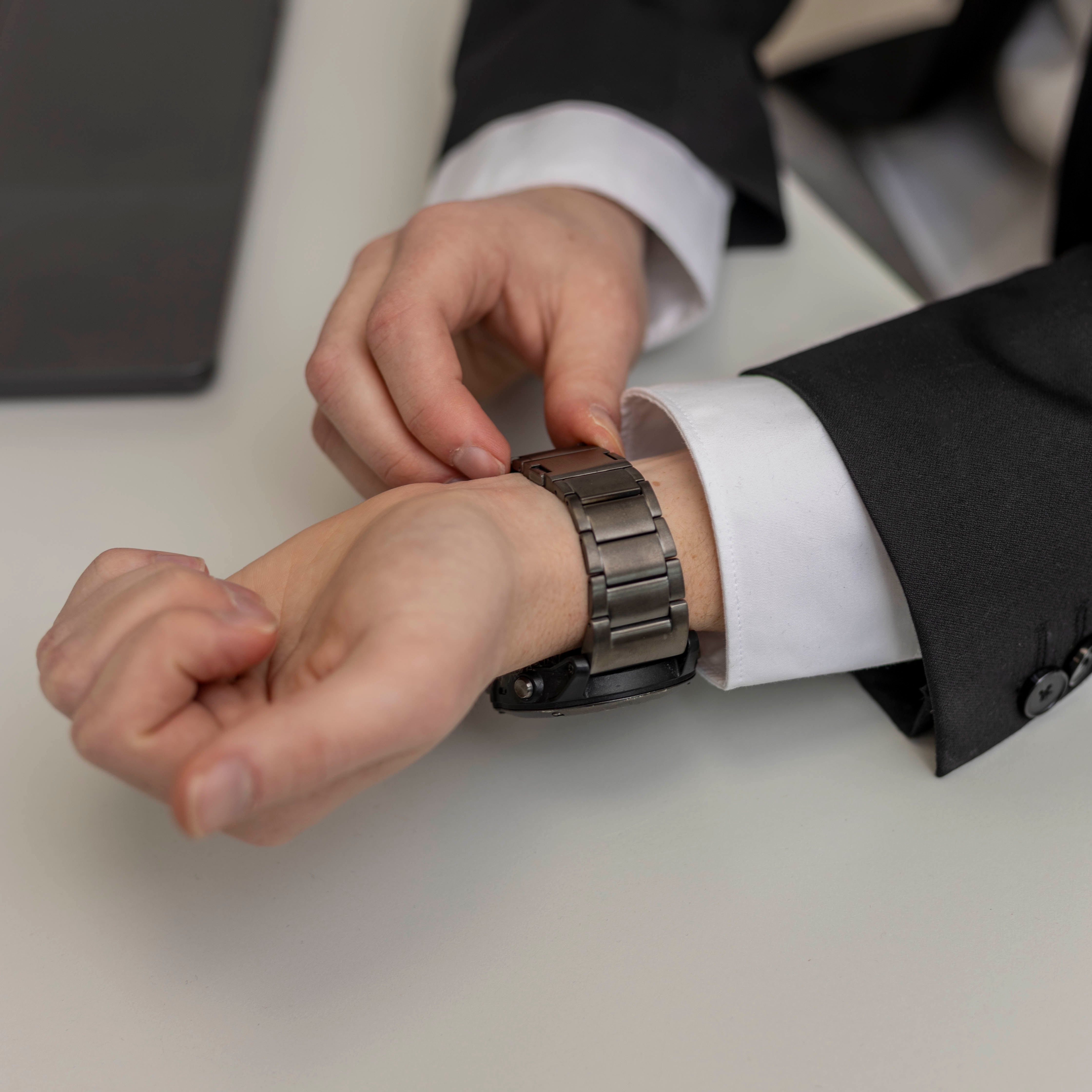 Garmin Fenix 3 magnetische titanium band (grafiet)