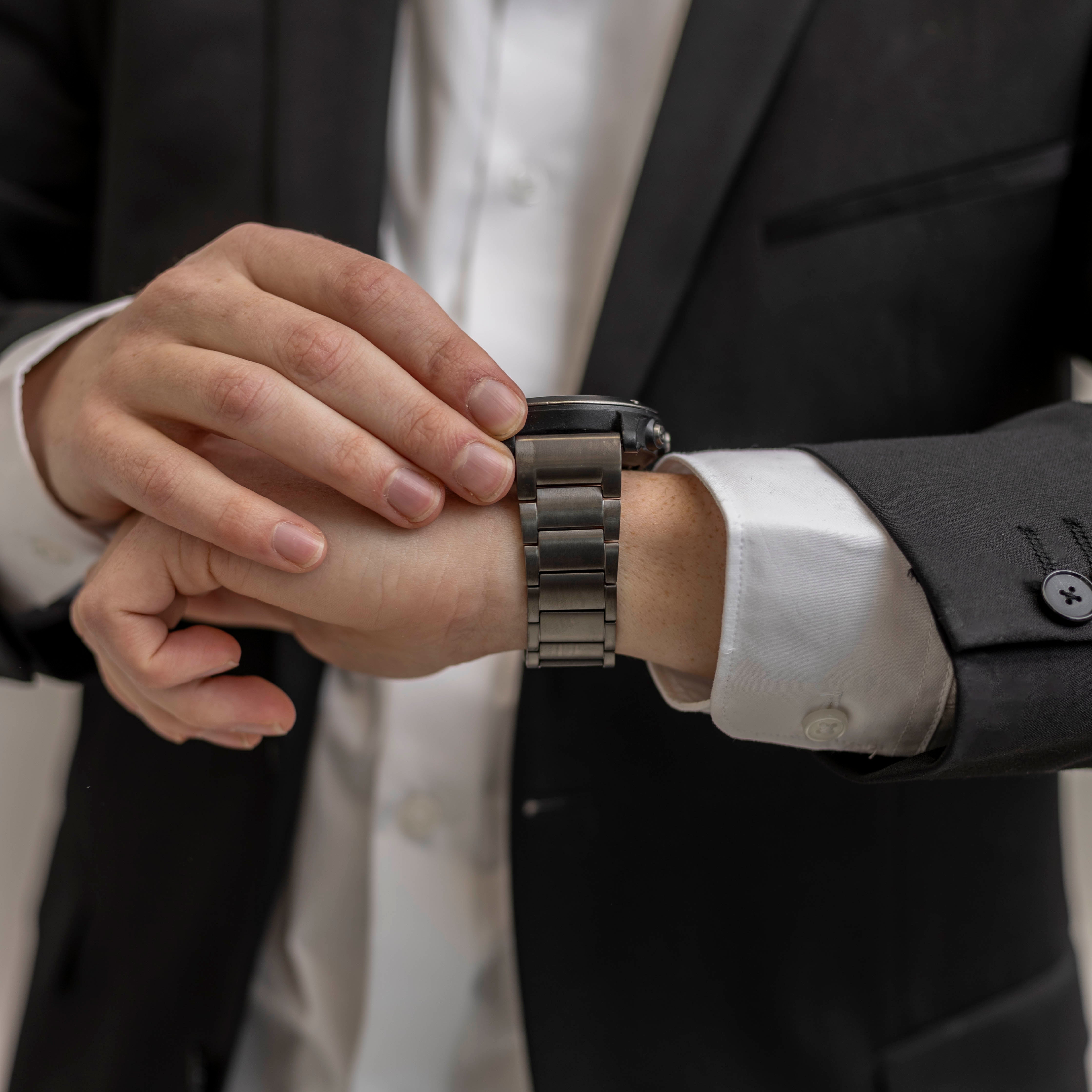 Garmin Fenix 3 magnetische titanium band (grafiet)