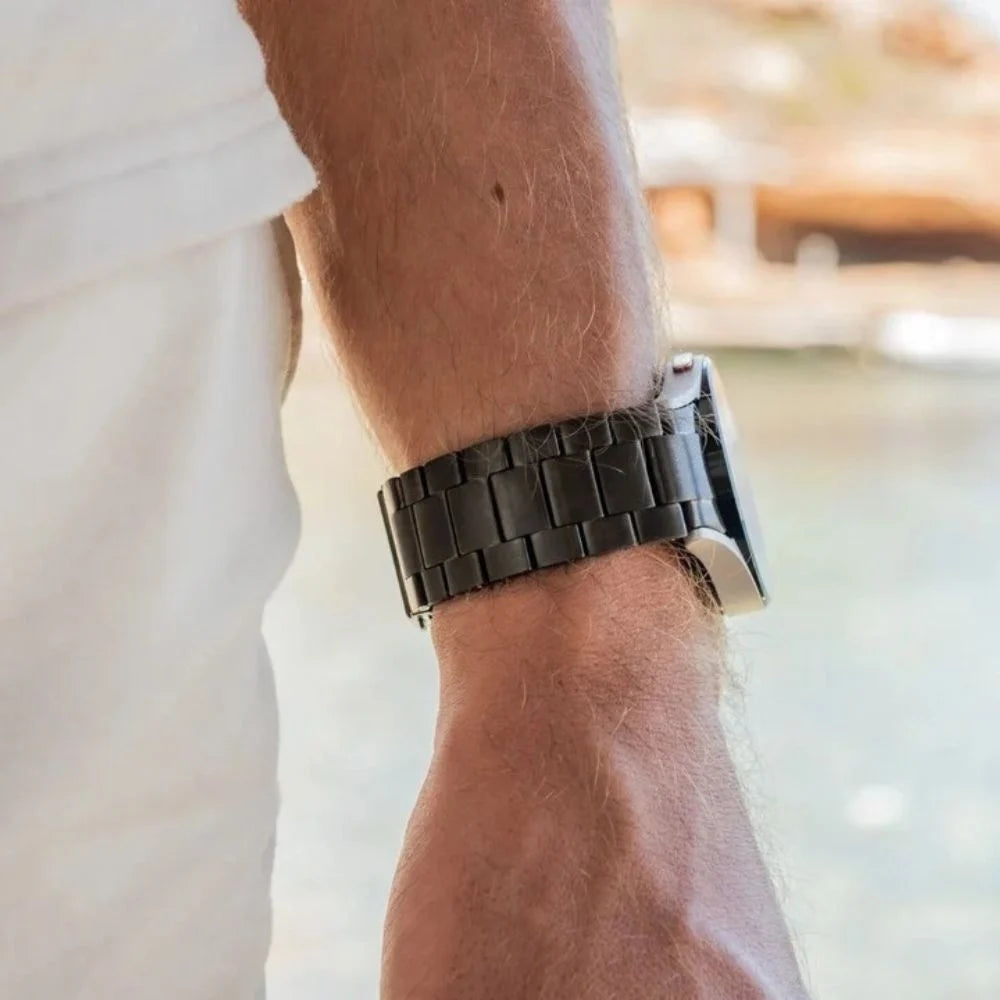 Polar Ignite titanium bandje (zwart)