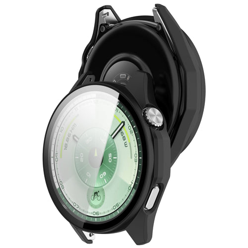 Huawei Watch GT 6 - 46mm hard case met glas (zwart)