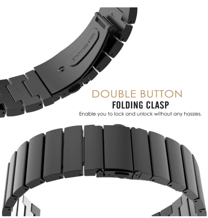 OnePlus Watch 3 - 46mm metalen bandje (zwart)