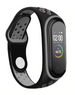 Xiaomi Mi band 3 /4 sport bandje (zwart/grijs)