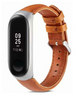 Xiaomi Mi Band 5 / 6 leren bandje (bruin)