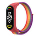 Xiaomi Mi Band 7 nylon bandje (regenboog)