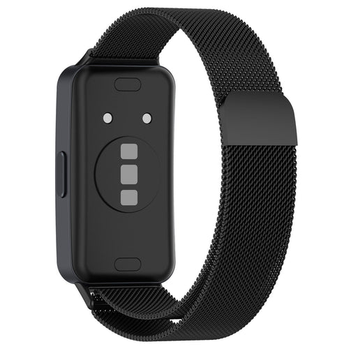 Huawei Band 10 Milanese band (zwart)