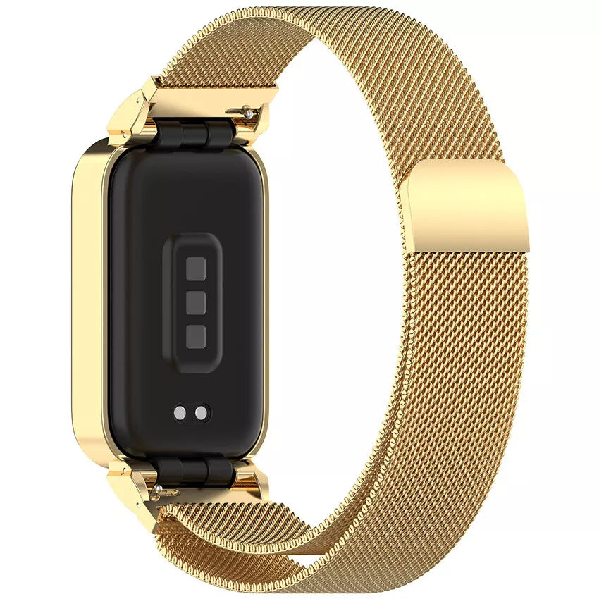 Xiaomi Smart Band 9 Active Milanese band (goud)