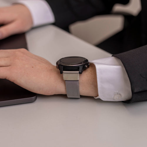 Garmin Epix Pro (Gen 2) 51mm Milanese band (zilver)