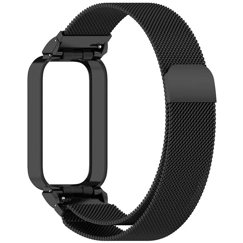 Xiaomi Smart Band 9 Active Milanese band (zwart)