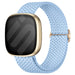 Fitbit Versa 4 Adjustable Woven Strap (Light Blue)