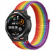Huawei Watch GT nylon band (regenboog)