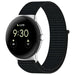 Google Pixel Watch 1/2 nylon bandje (zwart)