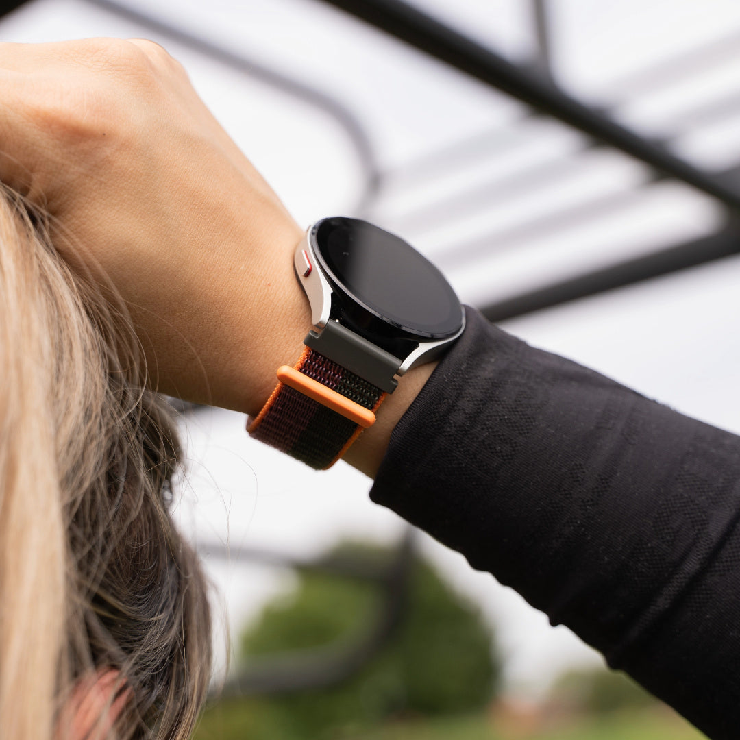 Amazfit Active nylon bandje (dark cherry)