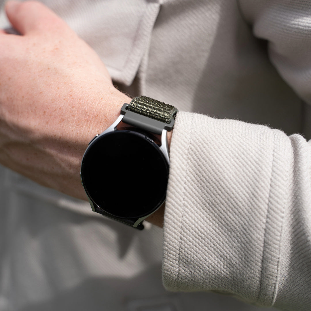 Amazfit Active nylon bandje (donkergroen)