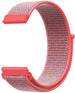 Nylon horlogeband 18mm universeel (roze/rood)