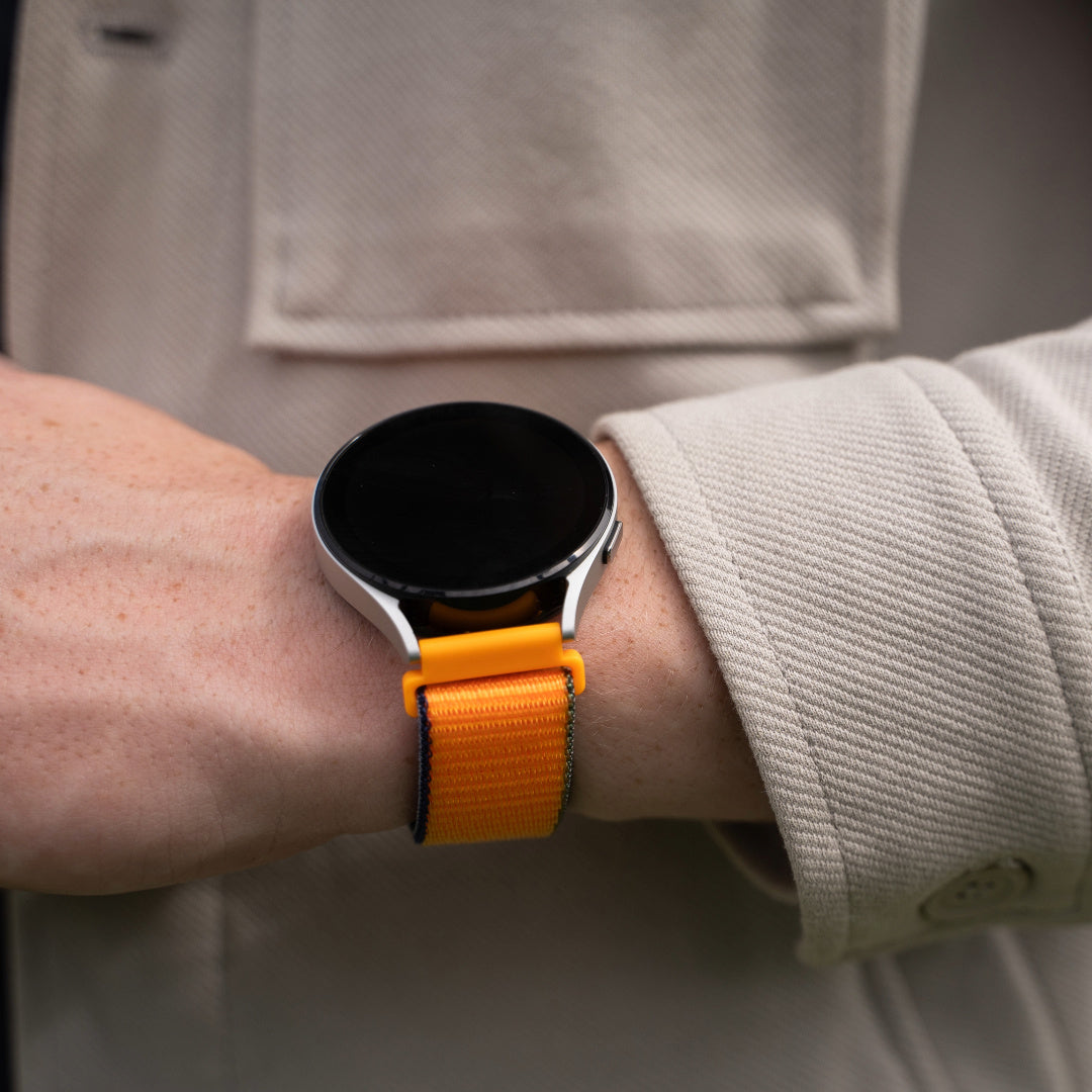 Amazfit Active 2 nylon bandje (kumquat)