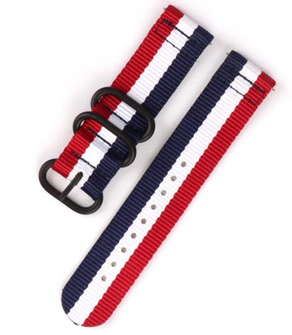 Suunto Run Nylon Buckle Strap (Tricolour)