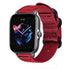 Amazfit GTS 3 nylon gesp band (rood)