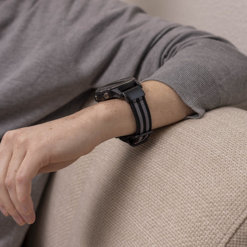 Garmin Descent MK2(i) Nylon Strap with Buckle (Black/Grey)