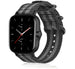 Amazfit GTS 2 nylon gesp band (zwart/grijs)