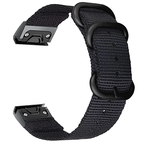 Garmin Tactix 7 Pro nylon gesp band (zwart)