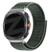 Bandz Samsung Galaxy Watch Ultra nylon loop band (grijsgroen)