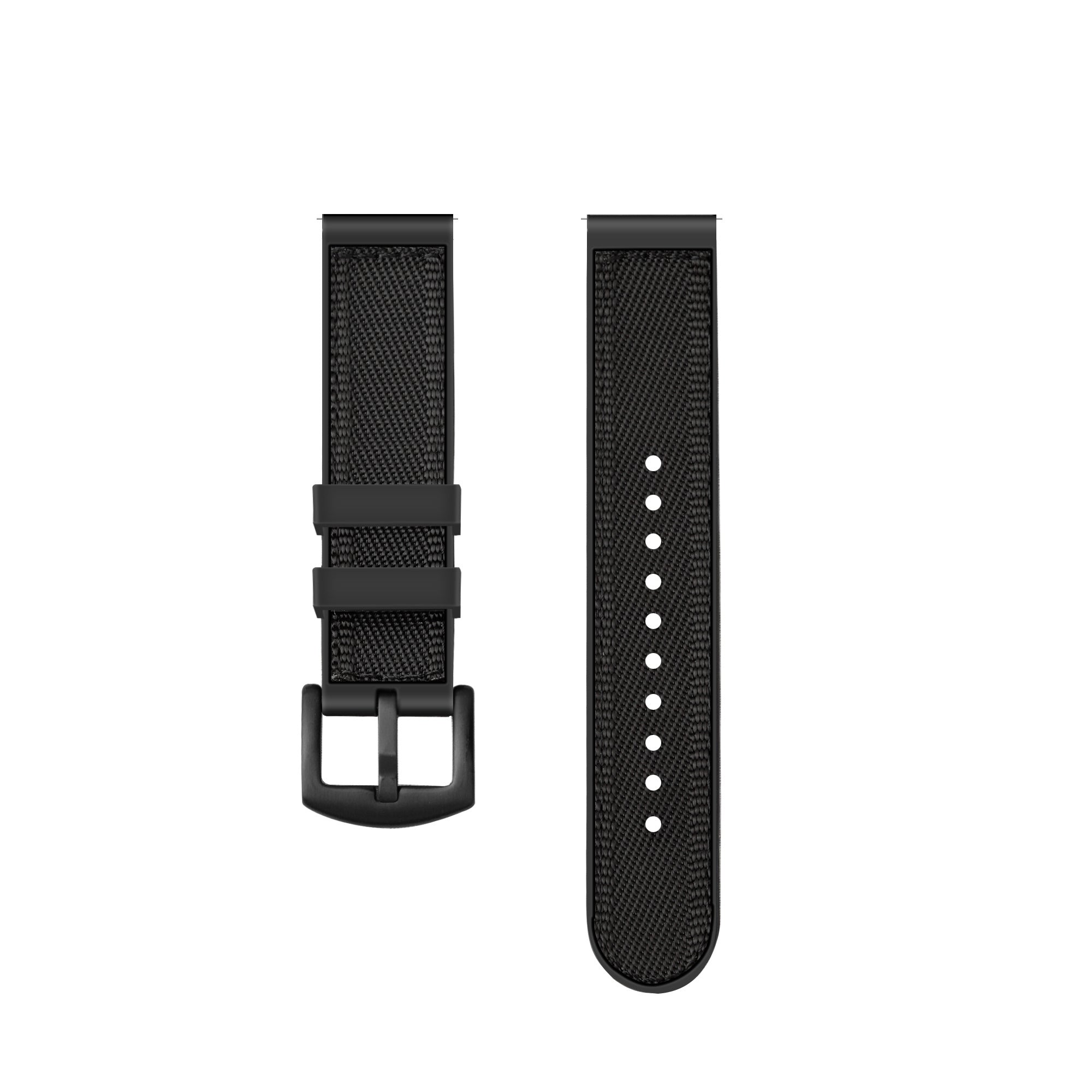 Withings Steel HR Sport nylon hybrid bandje (zwart)
