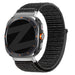 Bandz Samsung Galaxy Watch Ultra nylon loop band (zwart)