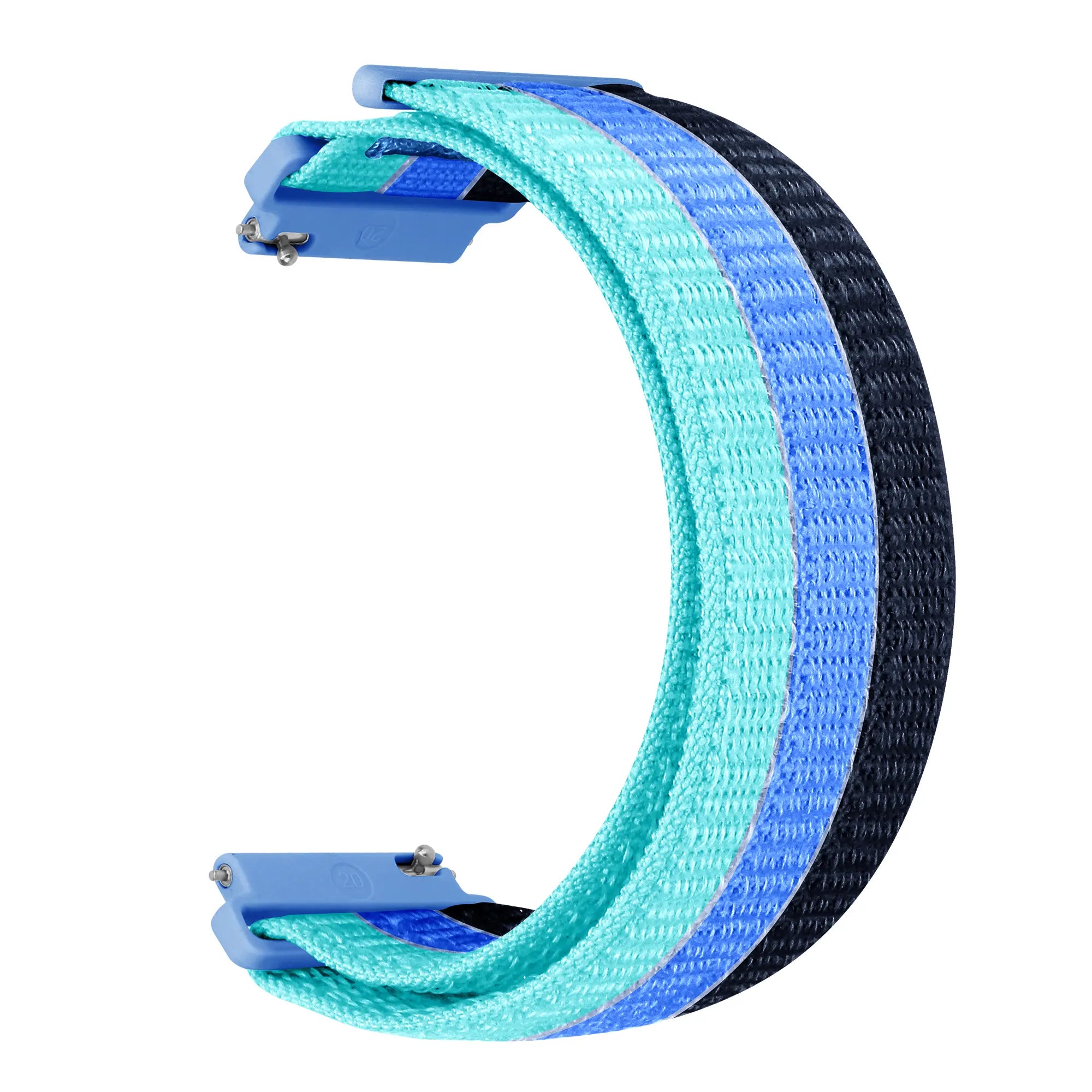 Garmin Forerunner 645 Triple Nylon Strap (Blue Mix)