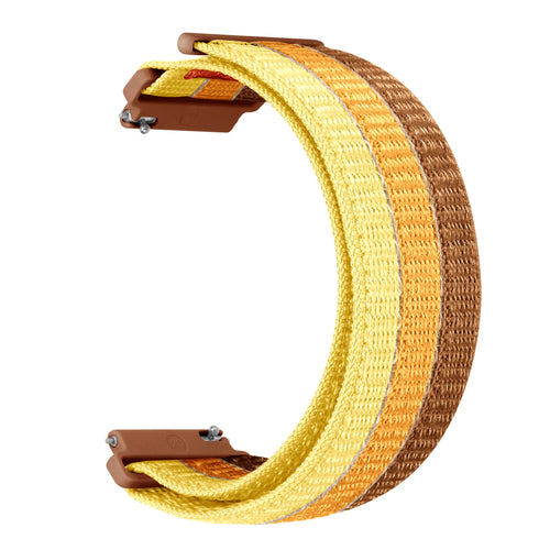 Garmin Forerunner 245 Triple Nylon Strap (Orange Mix)