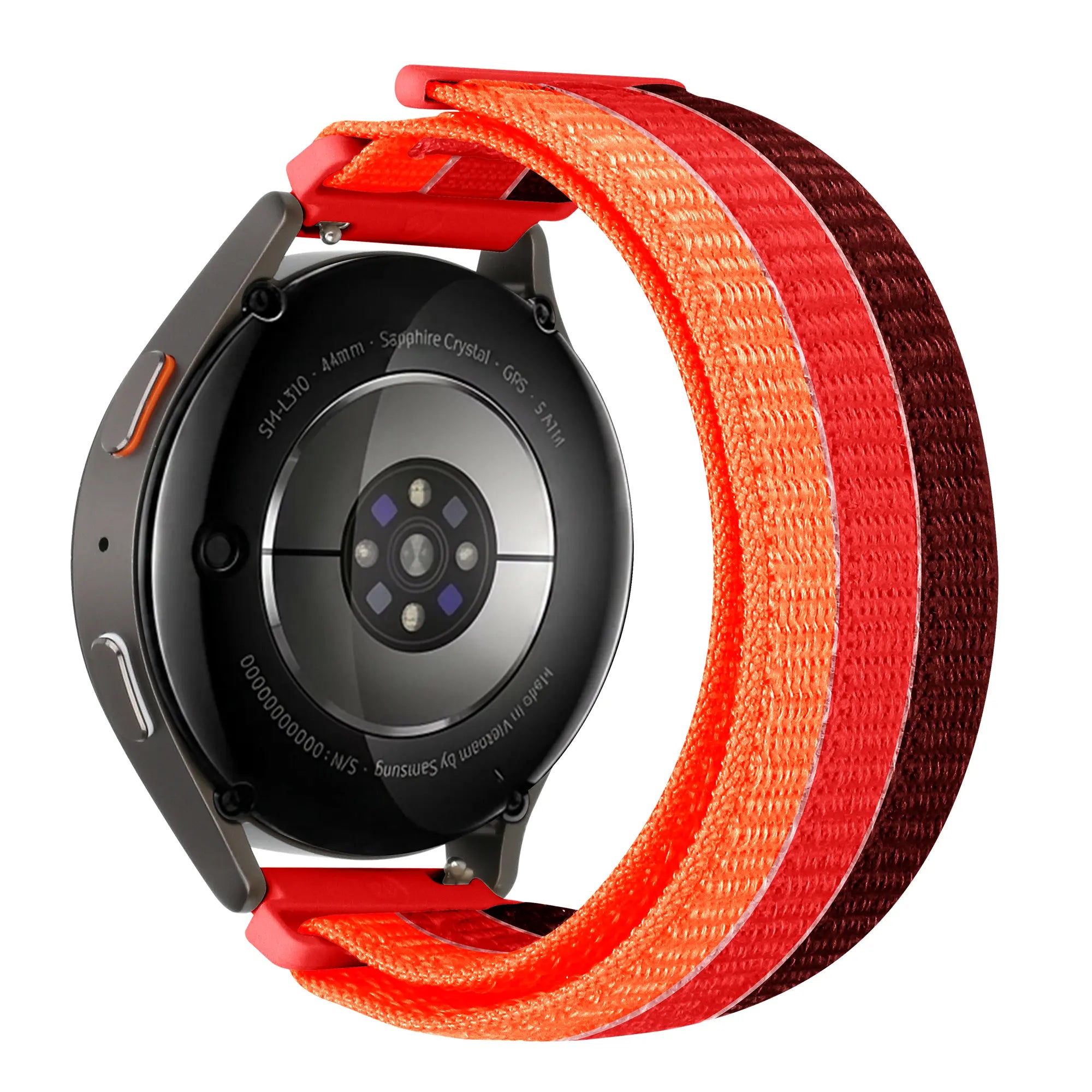 Garmin Forerunner 645 Triple Nylon Strap (Red Mix)