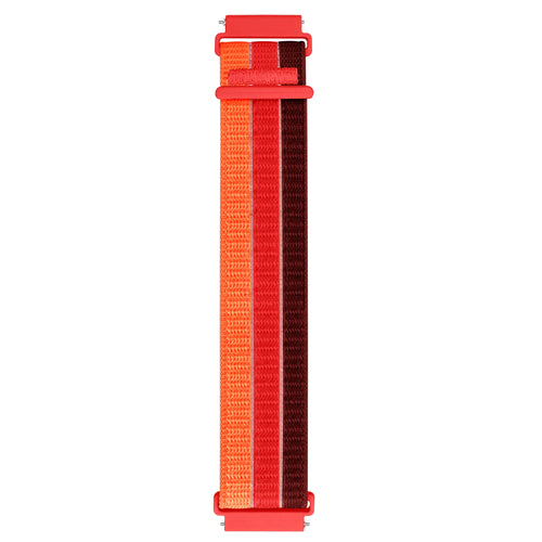 Garmin Forerunner 645 Triple Nylon Strap (Red Mix)