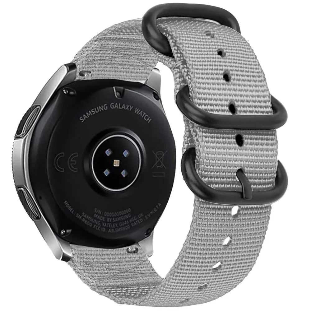 Amazfit Bip U (Pro) nylon gesp band (grijs)
