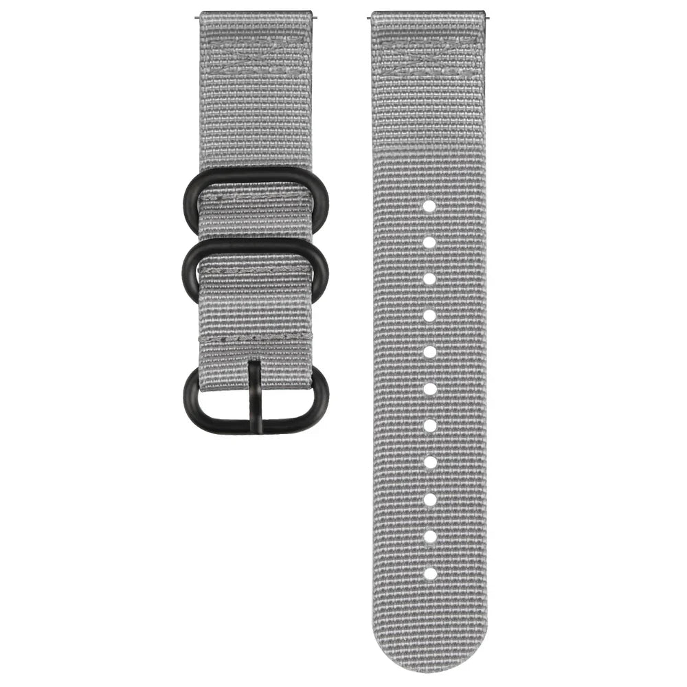 Amazfit Active 2 nylon gesp band (grijs)