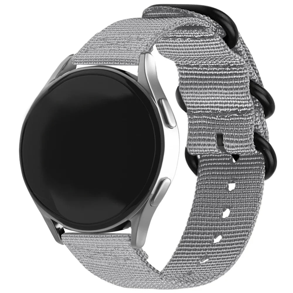 Amazfit GTS 4 nylon gesp band (grijs)