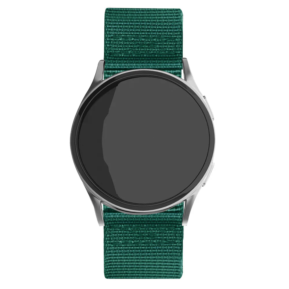 Withings Steel HR - 40mm nylon gesp band (donkergroen)