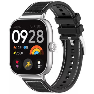Xiaomi Smart Band 9 Pro nylon hybrid bandje (zwart)