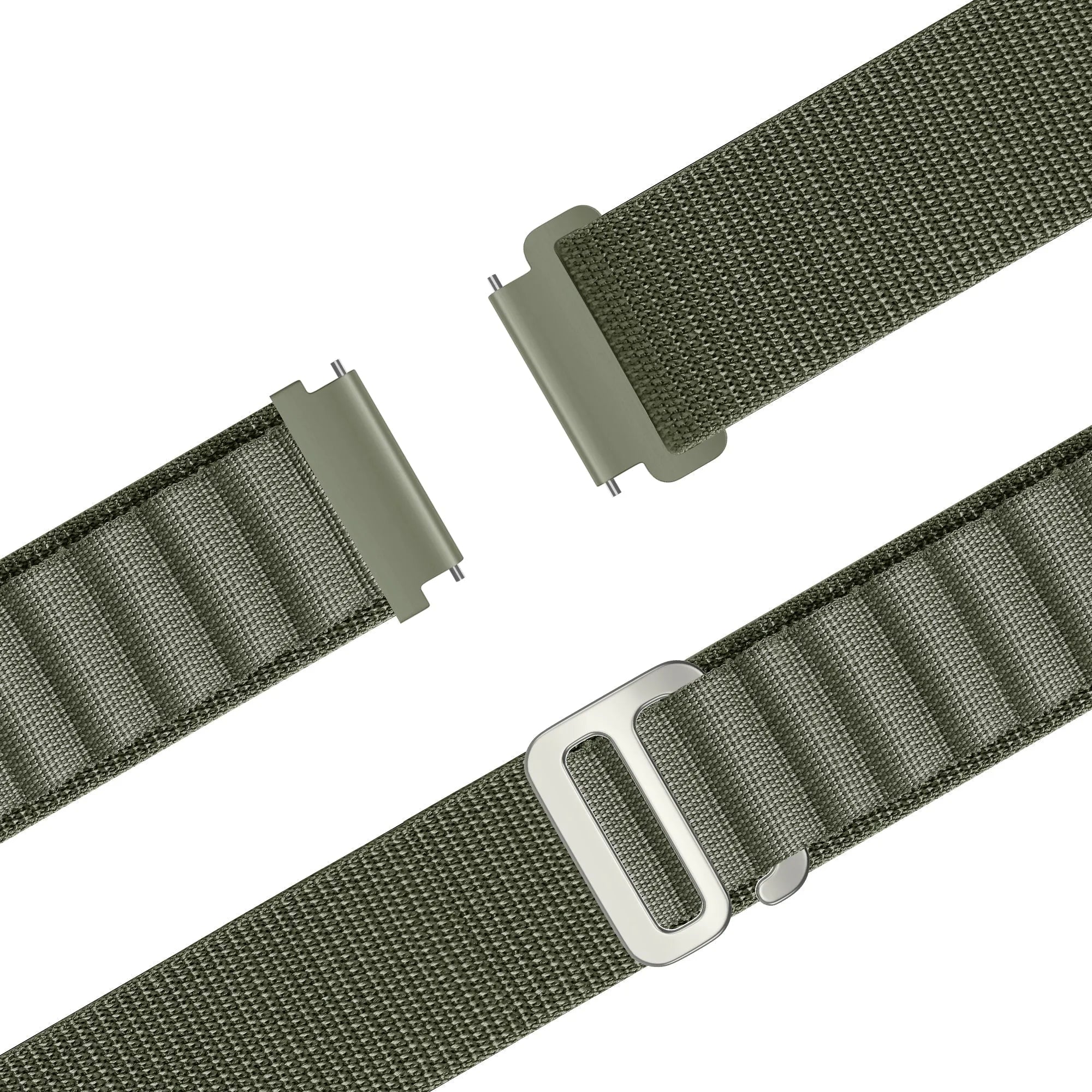 Bandz OnePlus Watch Lite Alpine nylon band (olijf)
