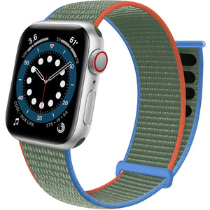 Apple Watch Nylon Loop Strap (Olive)