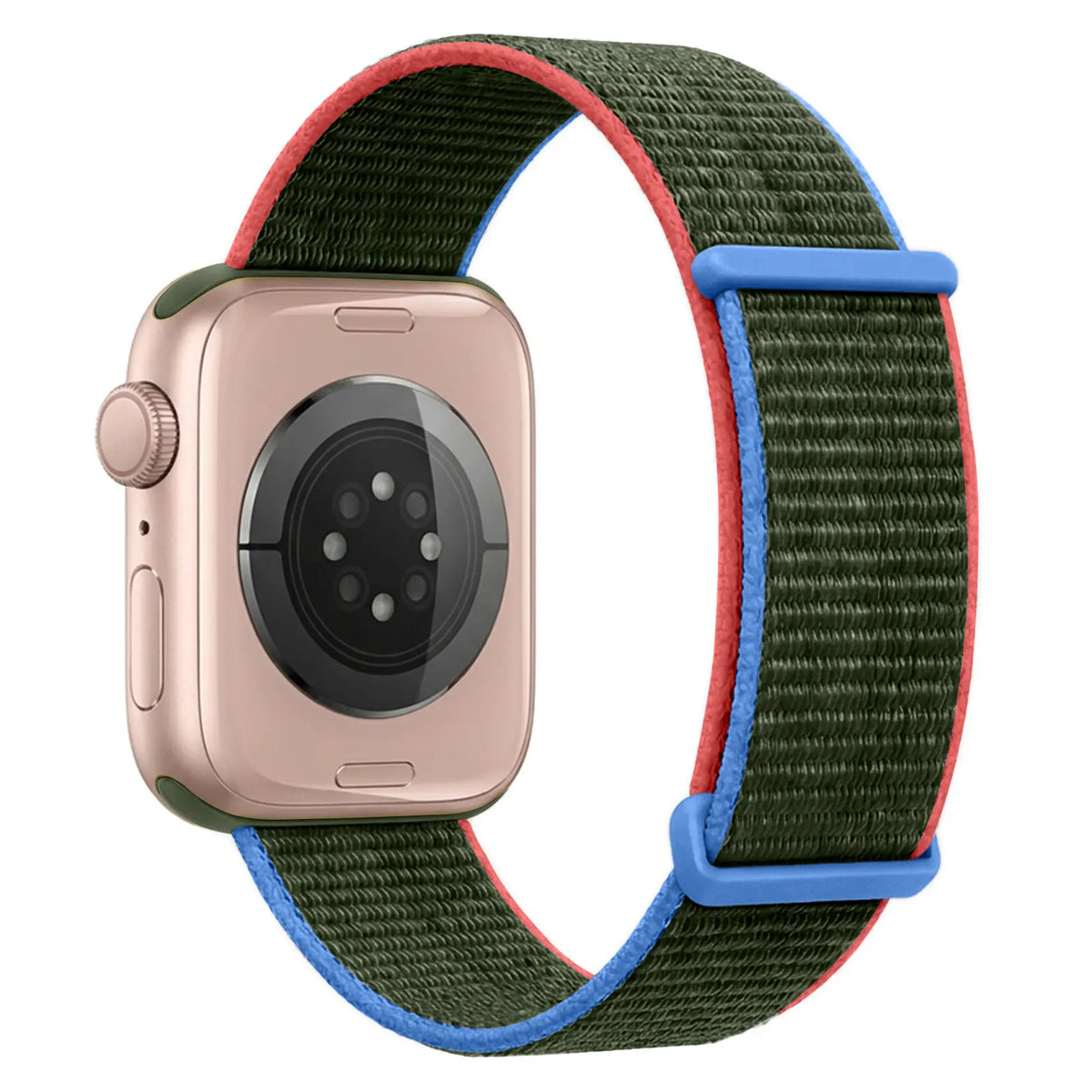 Apple Watch nylon loop bandje (olijfgroen)
