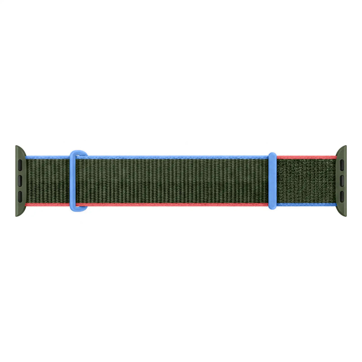 Apple Watch nylon loop bandje (olijfgroen)