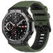 Amazfit T-Rex 3 siliconen sport bandje (olijfgroen/zwart)