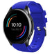 OnePlus Watch siliconen bandje (blauw)
