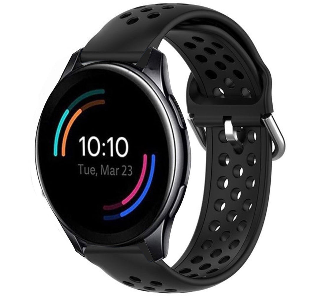 oneplus-watch-siliconen-bandje-zwart