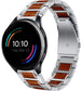 OnePlus Watch houten/stalen band (zilver)