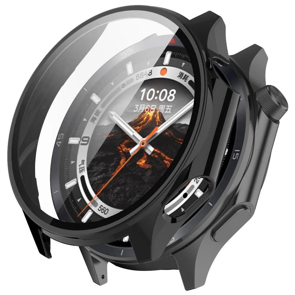 OnePlus Watch 3 PC case met glas (zwart)