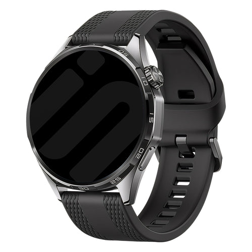 Suunto Run 2 One Push siliconen band (zwart)