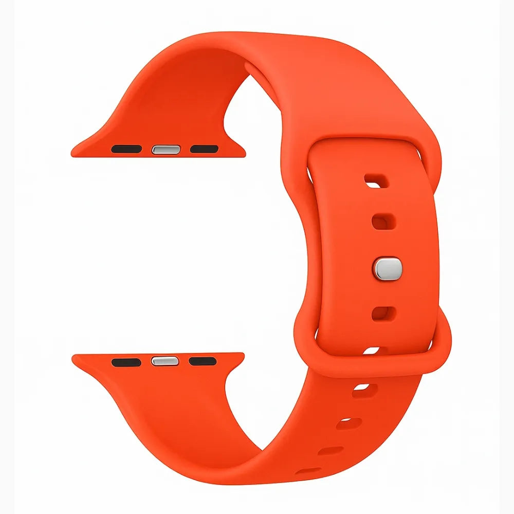 Apple Watch siliconen bandje (koraal)