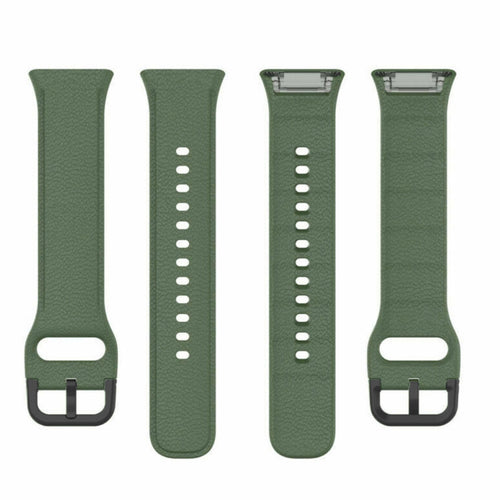 oppo-watch-free-silikonarmband-dunkelgruen-5