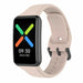 Oppo Watch Free siliconen bandje (lichtroze)